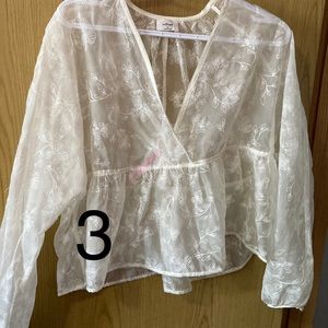 Wilfred Sheer Floral top